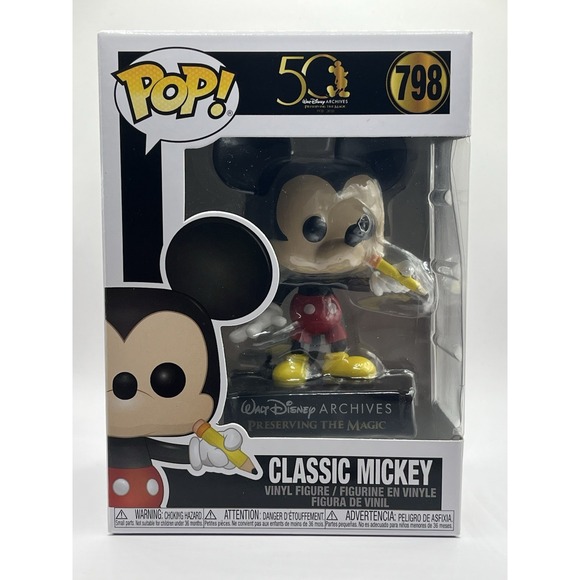 Funko Other - Classic Mickey Mouse Disney 50th Anniversary Funko Pop #798 Preserving The Magic